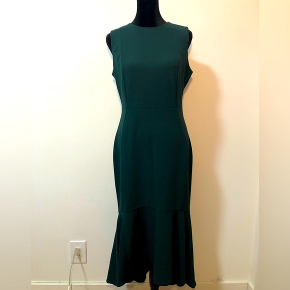 calvin klein ruffle hem midi dress Calvin Klein Women's Sleeveless Midi Sheath with Ruffle Hem Dress, Black, 6 at Amazon Women's Clothing store